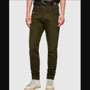 Men's Diesel D-Strukt Slim Jeans in Green 34/30